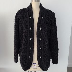 Vintage beaded cardigan coat jacket